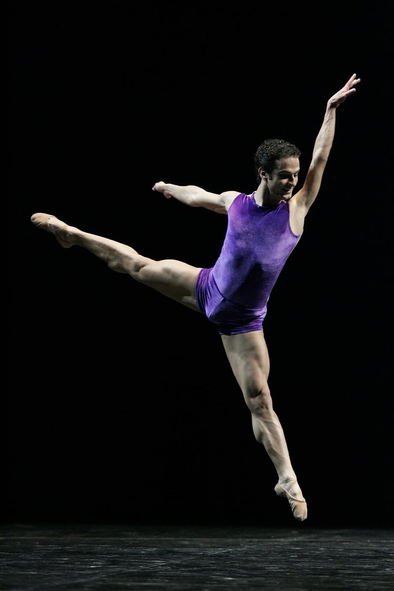 Hip-hop dancer in action
